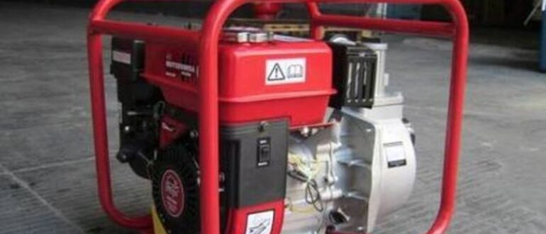 Принцип работы пожарной мотопомпы