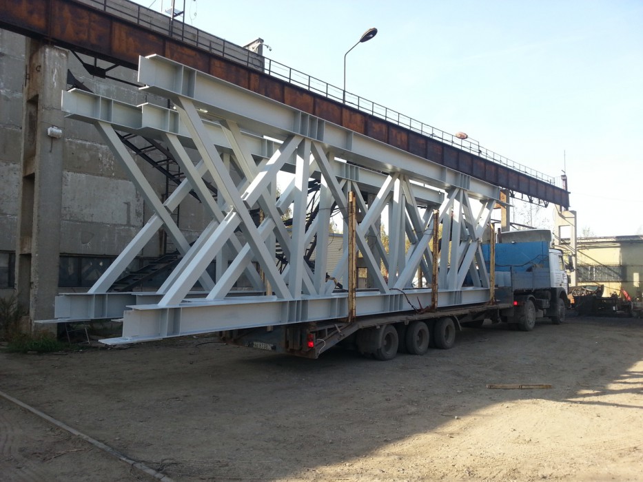 Перевозка металлоконструкций автомобильным транспортом