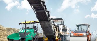 Современная техника для строительства автомобильных дорог и мостов